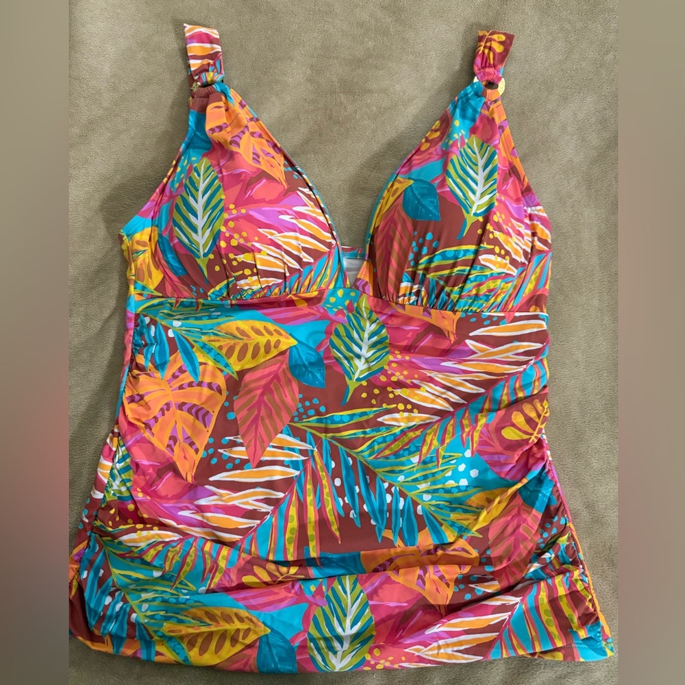 Bleu Rod Beattie Multicolor Tankini Top